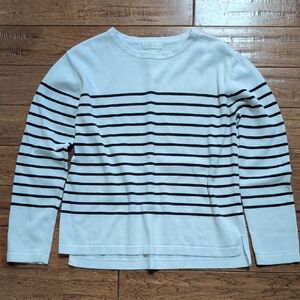 all:row Nautical Cotton Striped Long Sleeve Sweater